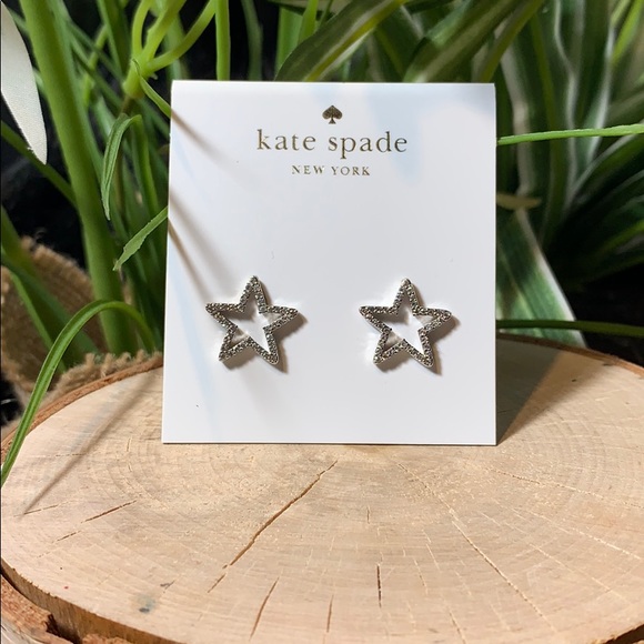 kate spade Jewelry - Kate ♠️ Spade earrings new! Silver stars